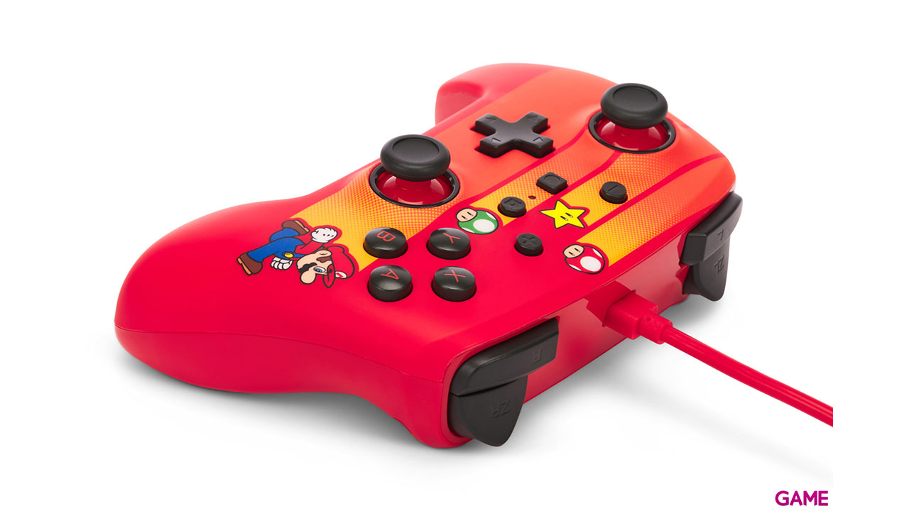 Controller con cable PowerA Speedster Mario -Licencia oficial--4