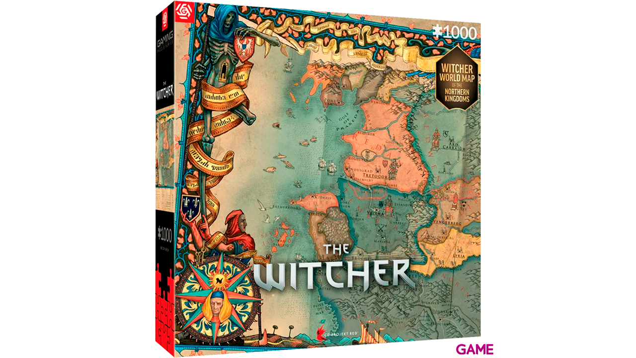 Puzle The Witcher 3: Los Reinos del Norte (1000 p)-0