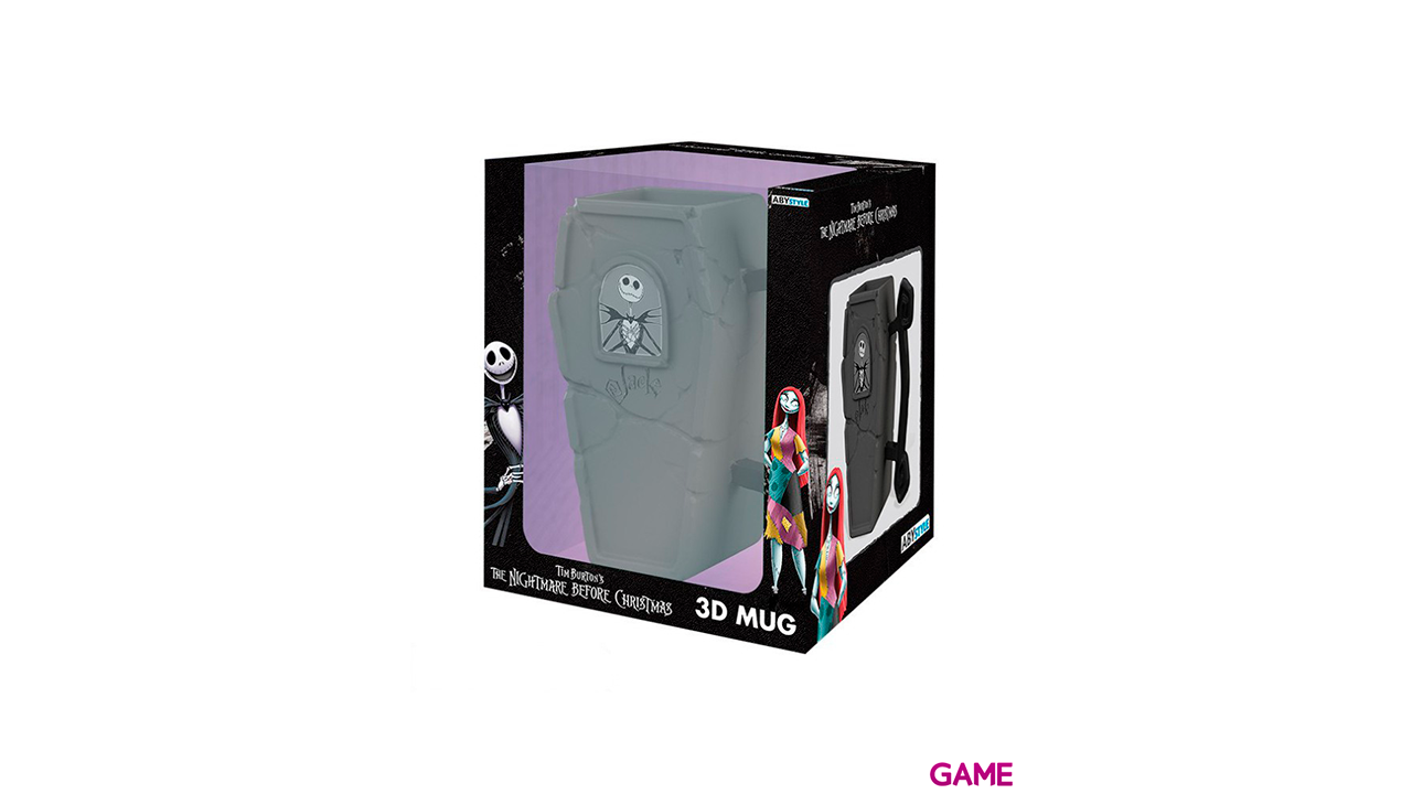 Taza 3D Pesadilla Antes de Navidad Jack Ataud-3