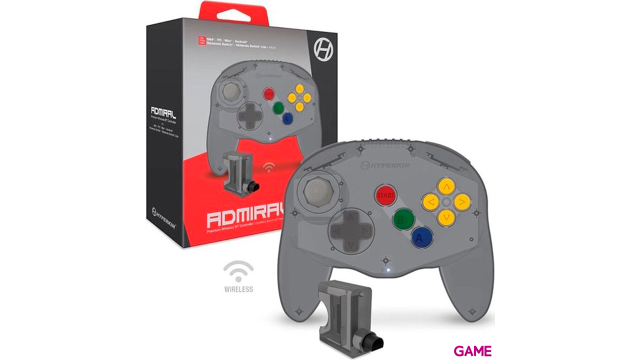 Controller Bluetooth Hyperkin Admiral Premium NSW-N64-PC-0