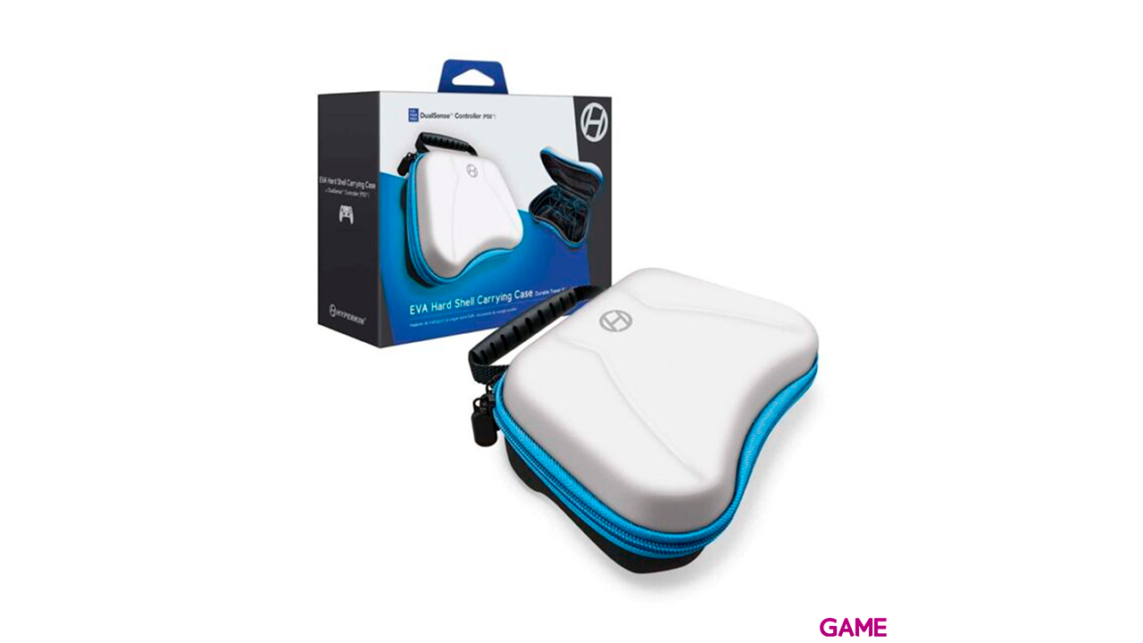 Bolsa de transporte EVA para mando PS5 Hyperkin Blanco-1