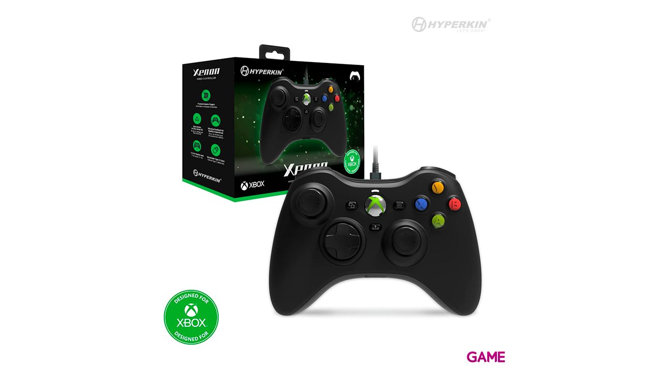 Controller con Cable Hyperkin Xenon Negro -Licencia oficial--0
