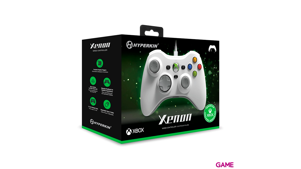 Controller con Cable Hyperkin Xenon Blanco -Licencia oficial--4