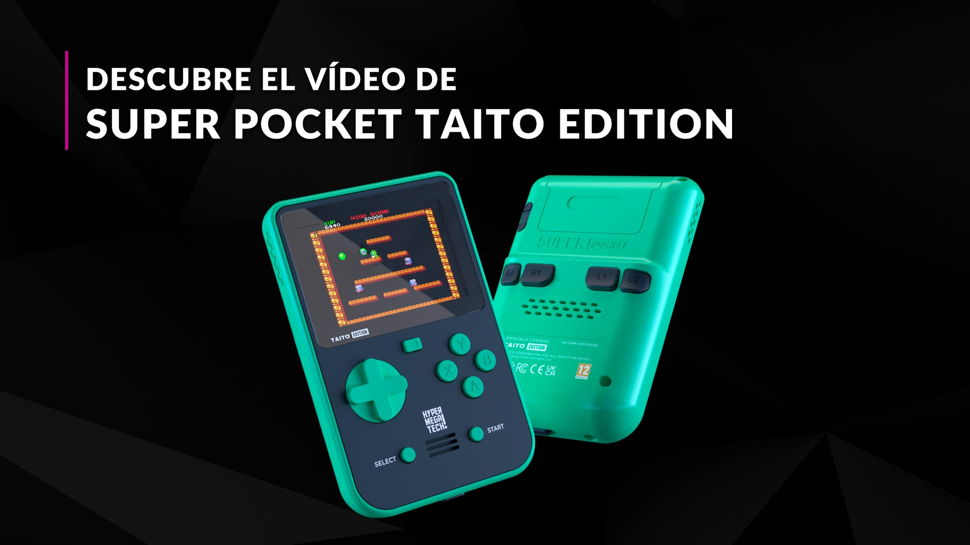 Imagen de Evercade Super Pocket Taito Edition: La Nostalgia de los Clásicos en la Palma de tu Mano