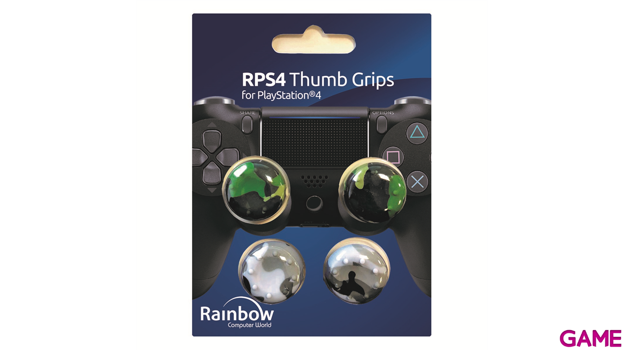 RPS4 Thumb Grips para controller Rainbow. Playstation 4: GAME.es
