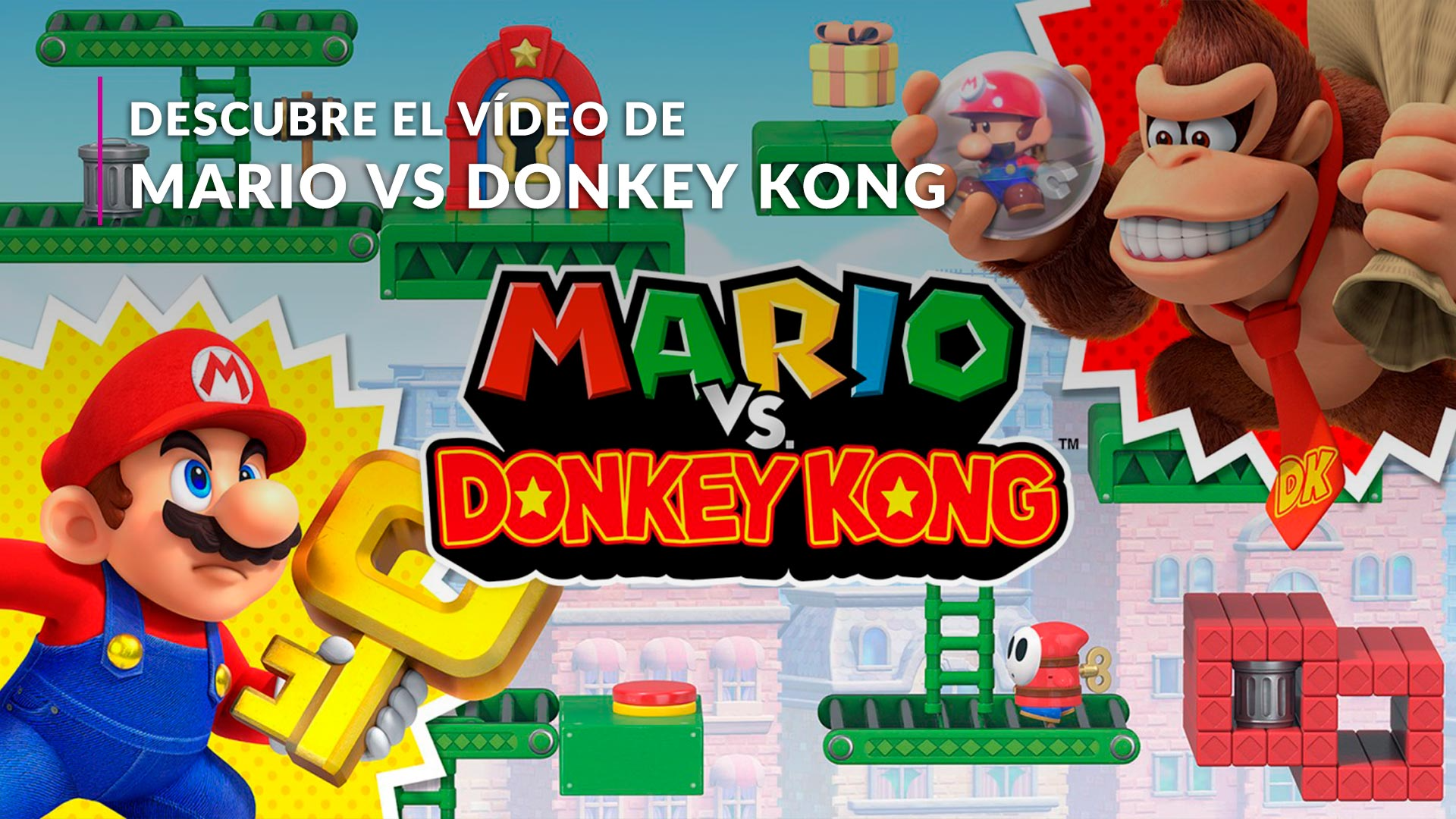 Reservar Mario Vs. Donkey Kong + Peluche Donkey Kong Switch Pack