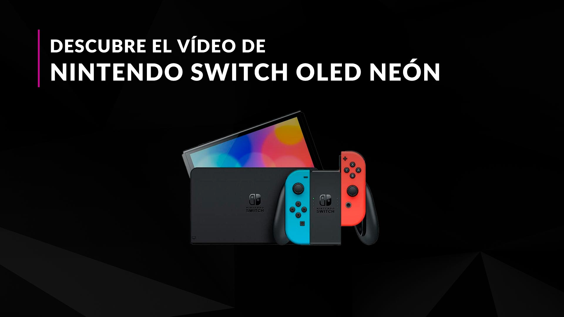 Consola Nintendo Switch OLED 64GB Neón con Mario Kart 8 Deluxe y