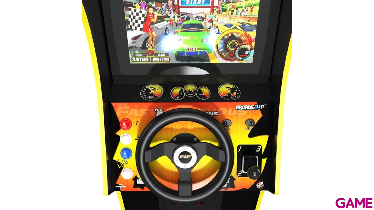 Arcade1Up The Fast & The Furious Deluxe Racing Arcade Game. Electronica ...
