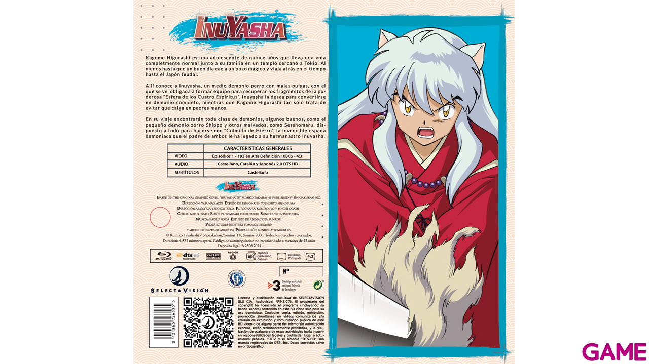 Inuyasha Monster Box. Peliculas: GAME.es