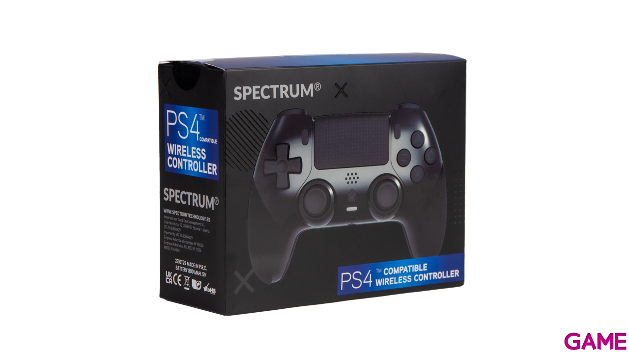 Spectrum Bluetooth Negro PC - PS4 - Movil - Controller. Playstation 4 ...