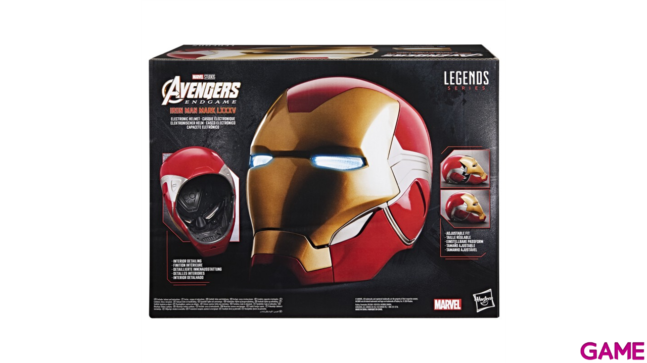 hasbro b7435e48 marvel legends iron man electronic helmet Avengers Full Scale Costume Mask : Clothing, Shoes & Jewelry Casco Electrónico De Iron Man