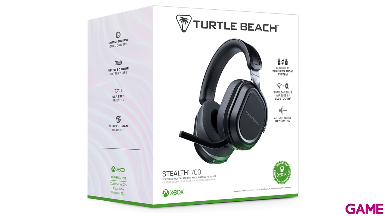 Turtle Tu Auriculares Turtle Beach Stealth 700 Gen 3 Xbox Black - Xbox Series X ...