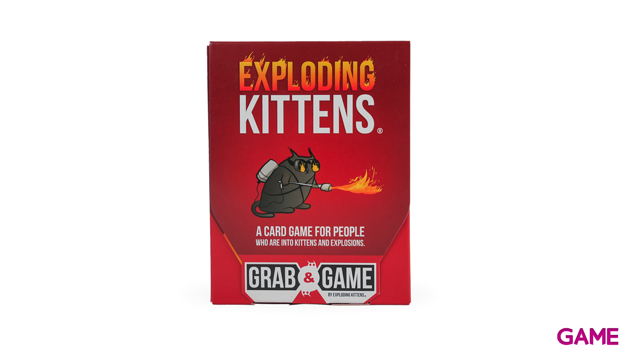 Exploding Kittens Grab & Game. Merchandising: GAME.es