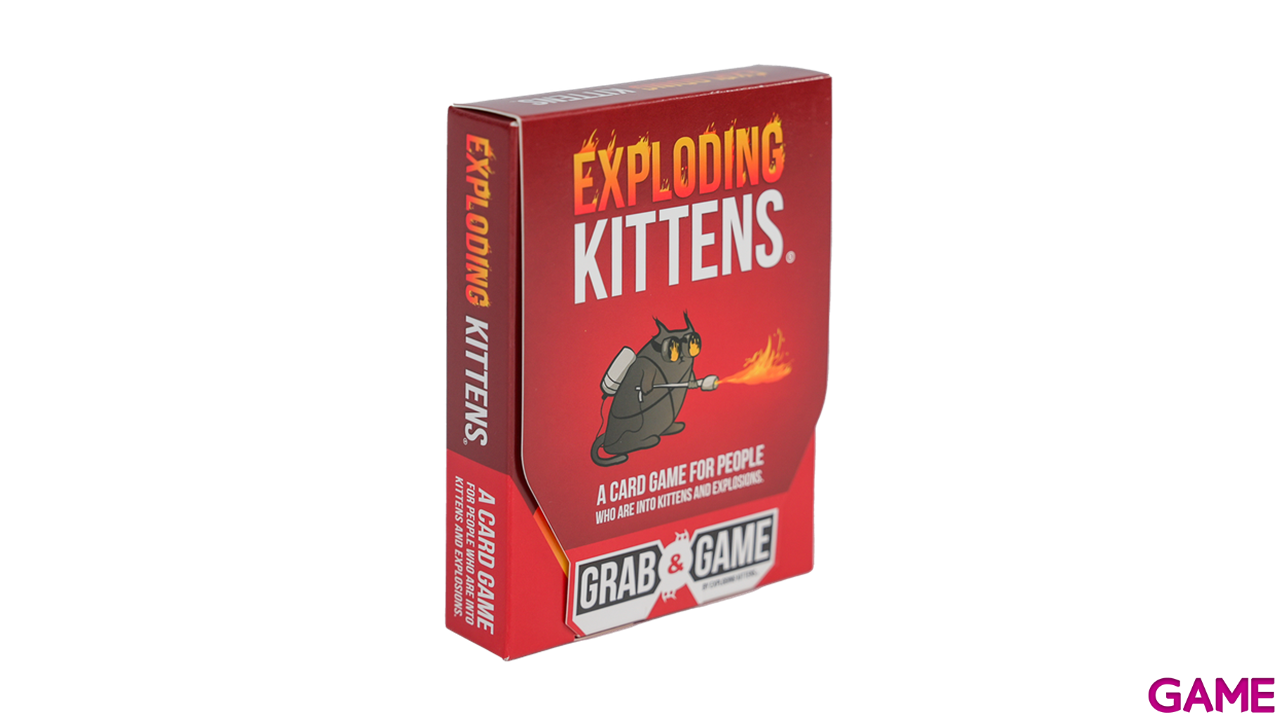 Exploding Kittens Grab & Game. Merchandising: GAME.es