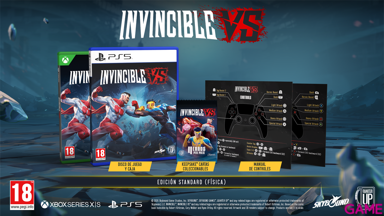 Loading Screen Game Example Invincible Invincible VS. Playstation 5: GAME.es