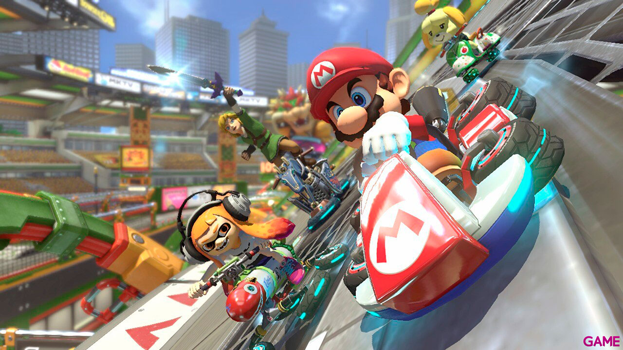 Nintendo Switch + Mario Kart 8 Deluxe + SEGA Mega Drive Classics-4