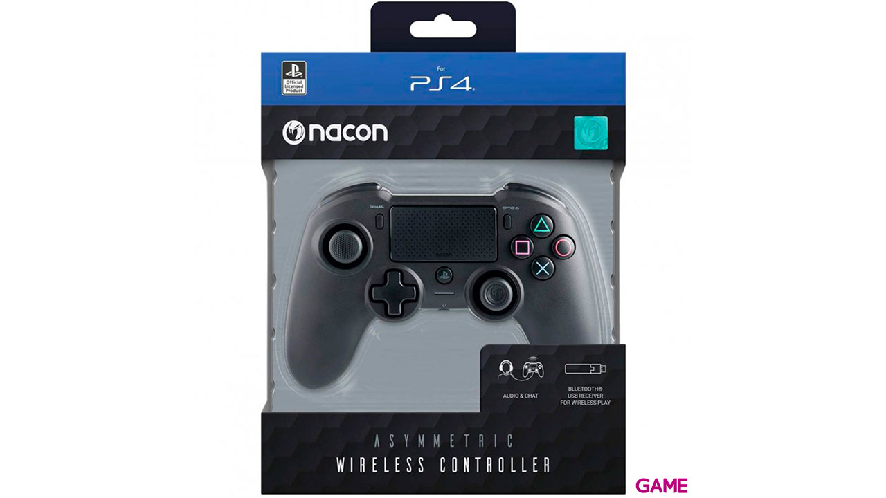 Mando Nacon Wireless Asimétrico PS4 + Auriculares Nacon GH-110-6