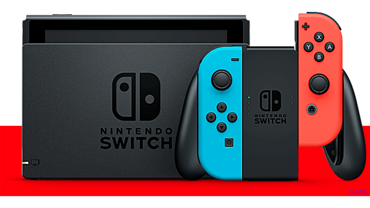 Nintendo Switch Azul Neon Rojo Neon + Fortnite Leyendas de Menta-3