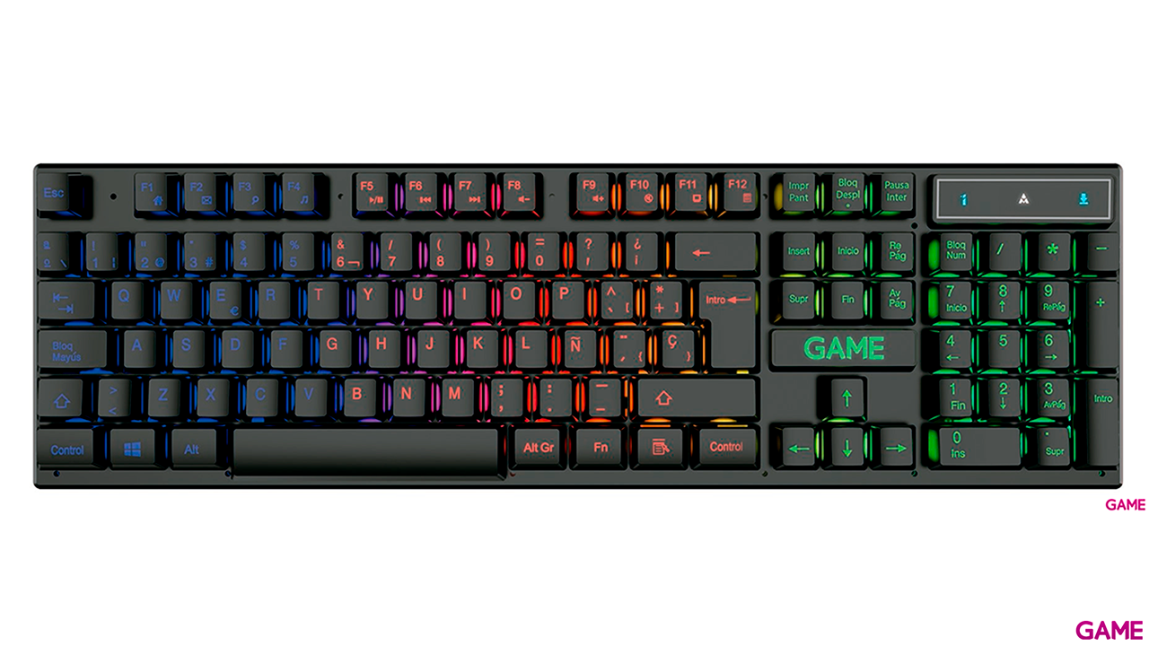 Monitor gaming M24E3 + Pack GAME PKM220 RGB-3