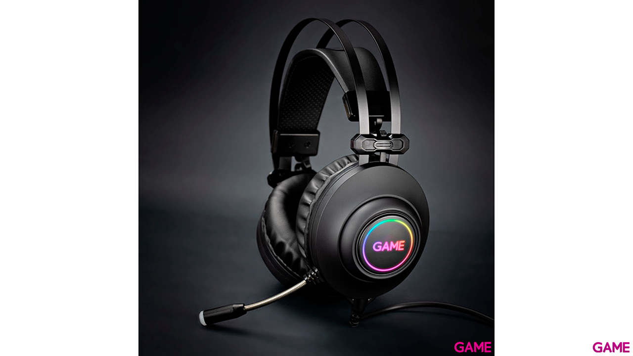 Auriculares GAME HX500 RGB 7.1 + Soporte de auriculares ST120-1