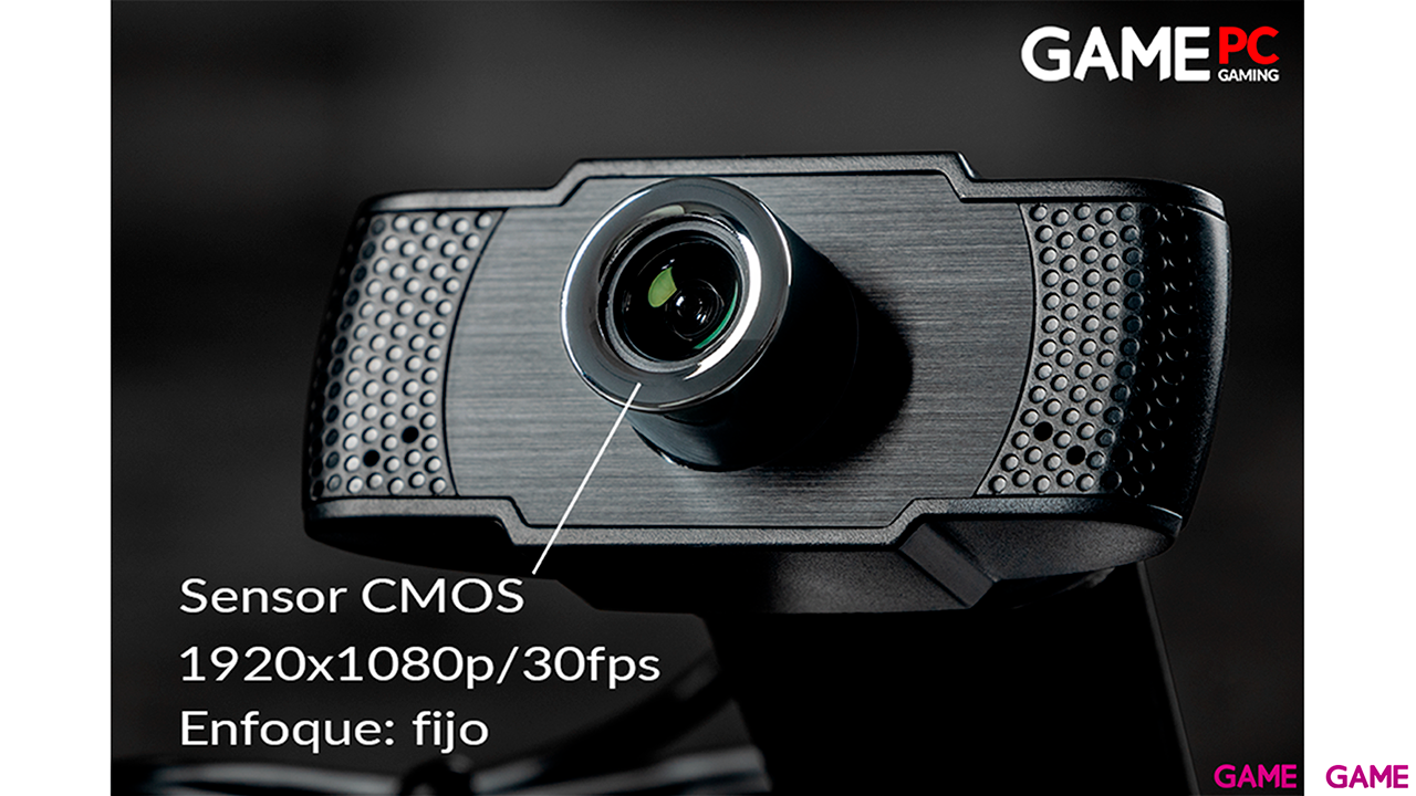 Webcam GAME WX200 + Micrófono GAME MIC200-3