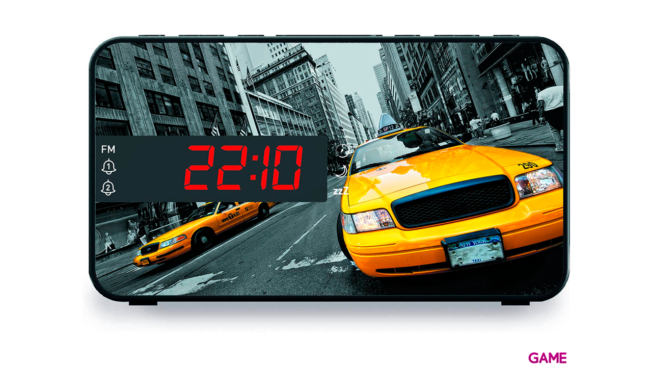 Bigben Interactive RR15TAXI radio Reloj Multicolor-0