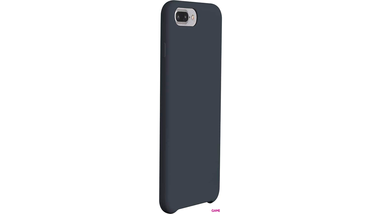 Carcasa rígida acabado suave gris oscuro iPhone 6 Plus/6s Plus/7 Plus/8 Plus-1