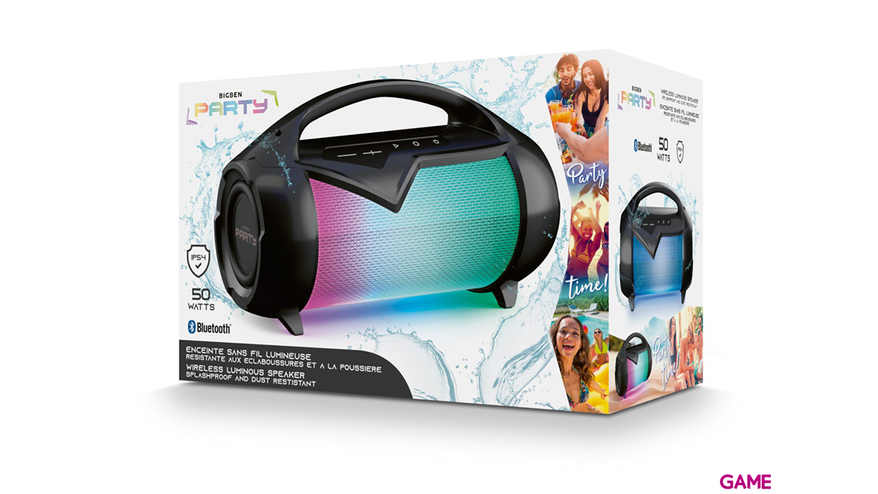 Bigben Interactive PARTYBTIPLITE altavoz portátil 50 W Altavoz portátil estéreo Negro-1