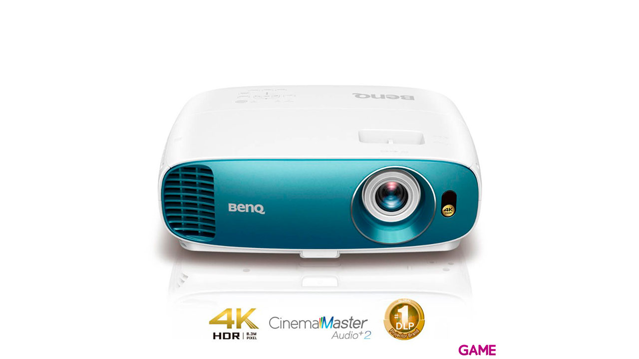 Benq TK800M videoproyector 3000 lúmenes ANSI DLP 2160p (3840x2160) Proyector para escritorio Negro, Blanco-0