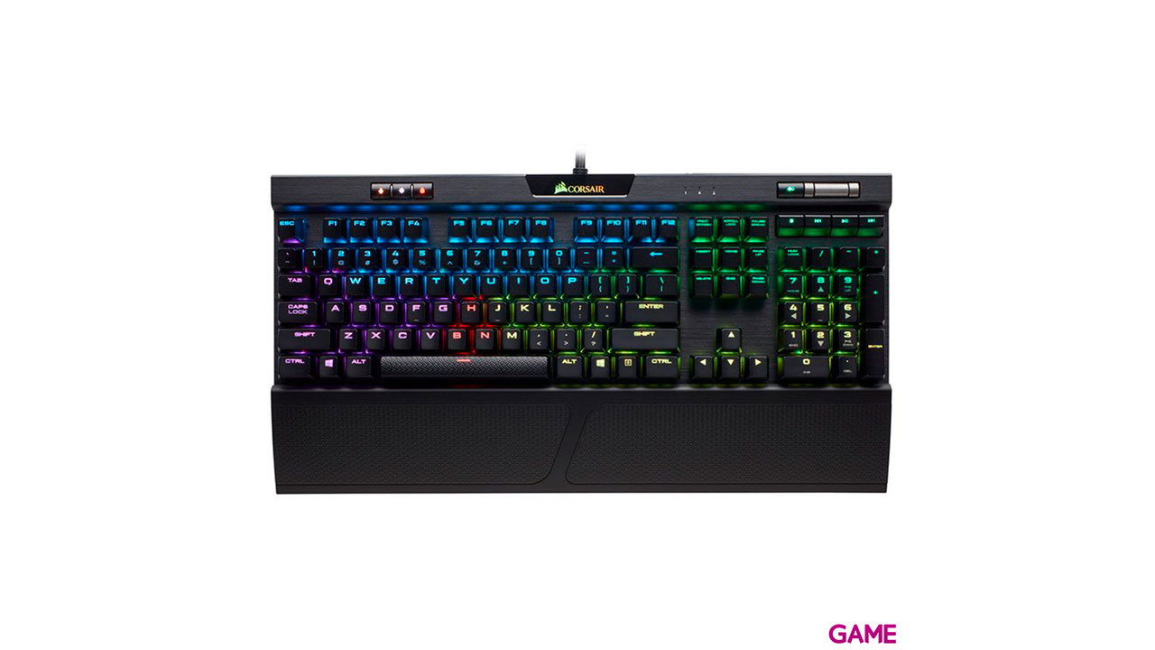 Corsair K70 RGB MK.2 Low Profile MX Red Spanish Layout - Teclado Gaming-0
