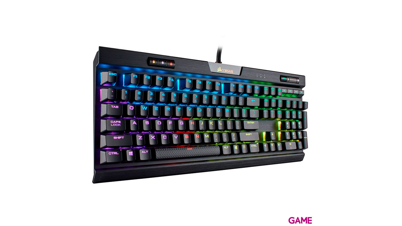 Corsair K70 RGB MK.2 Low Profile MX Red Spanish Layout - Teclado Gaming-4