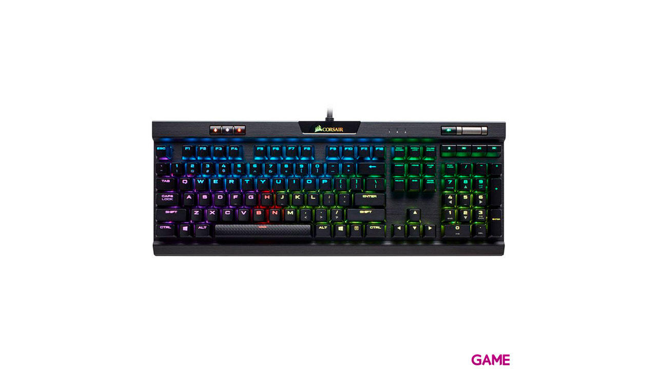Corsair K70 RGB MK.2 Low Profile MX Red Spanish Layout - Teclado Gaming-5