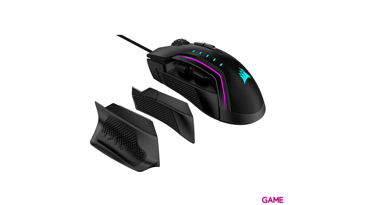 Corsair GLAIVE RGB PRO ratón USB tipo A Óptico 18000 DPI mano derecha-3