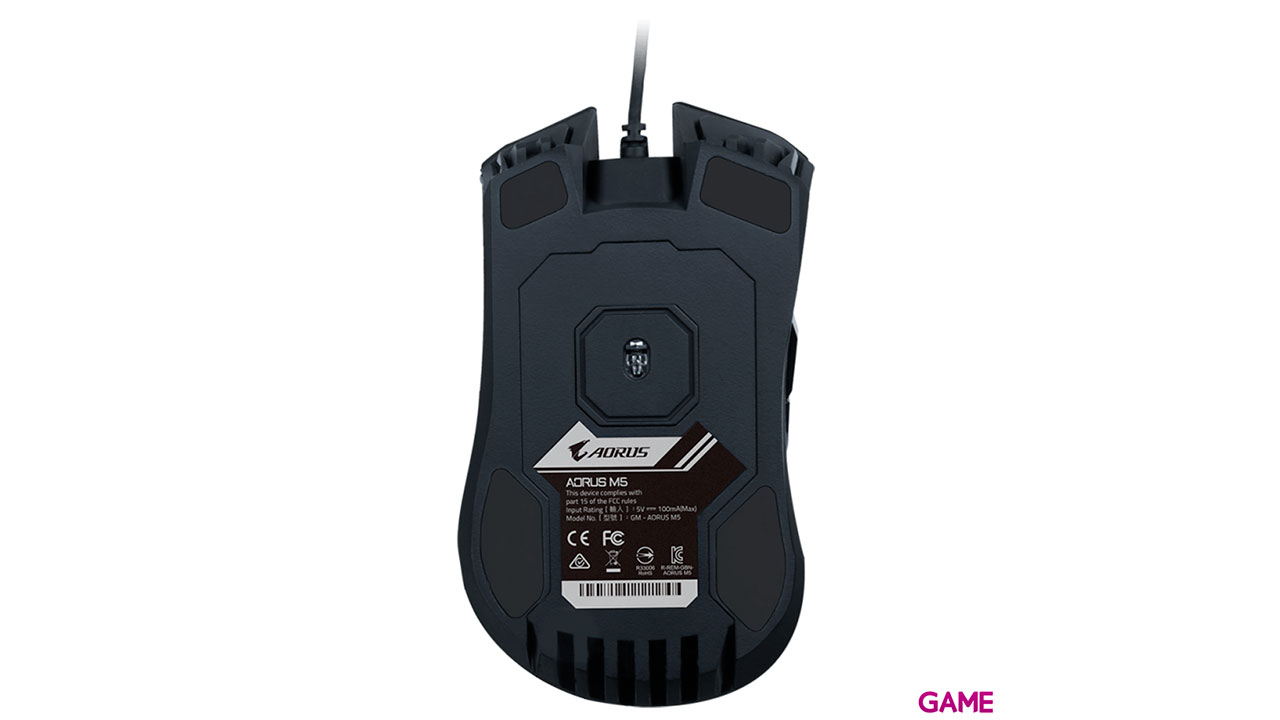 Gigabyte Aorus M5 USB A Óptico 16000 DPI - Raton Gaming-4