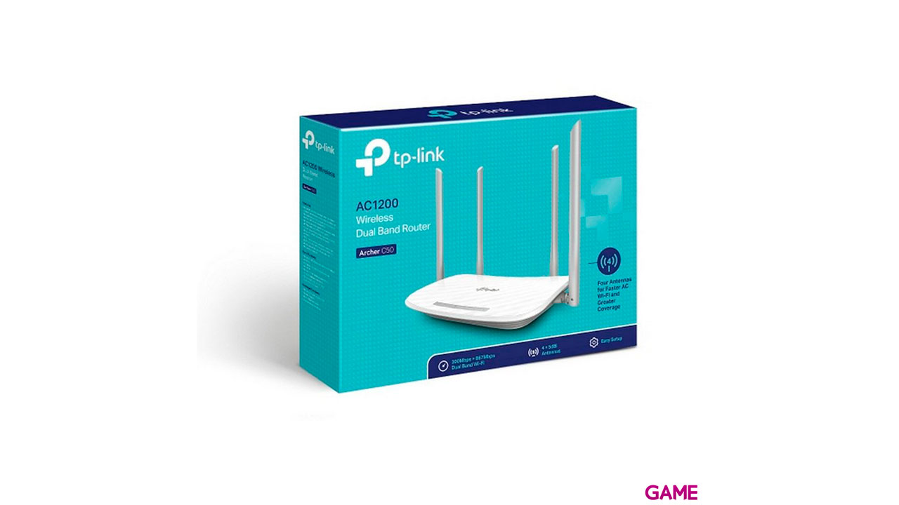 TP-LINK Archer C50 router inalámbrico Doble banda (2,4 GHz / 5 GHz) Ethernet rápido Blanco-2