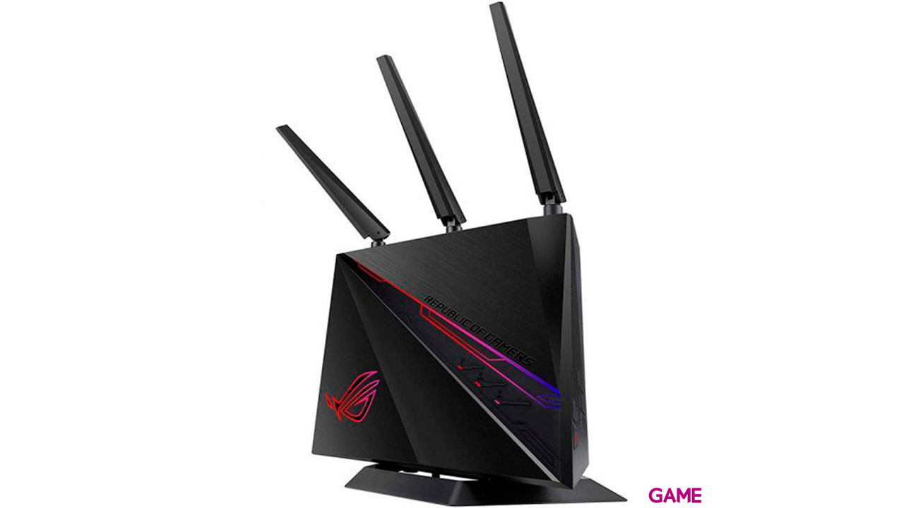 ASUS GT-AC2900 router inalámbrico Doble banda (2,4 GHz / 5 GHz) Gigabit Ethernet Negro-0