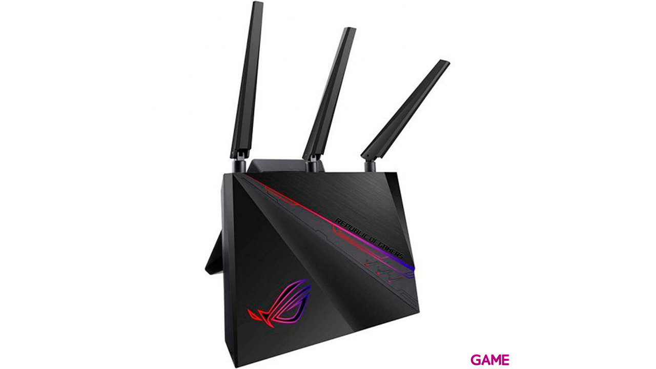 ASUS GT-AC2900 router inalámbrico Doble banda (2,4 GHz / 5 GHz) Gigabit Ethernet Negro-1