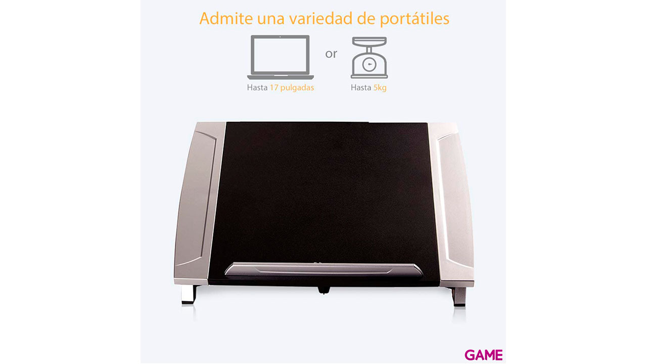 Fellowes 8032001 soporte para ordenador portátil Negro 43,2 cm (17