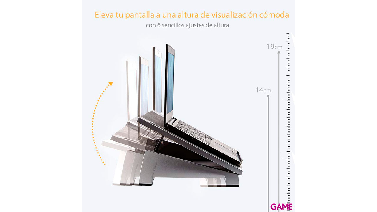 Fellowes 8032001 soporte para ordenador portátil Negro 43,2 cm (17