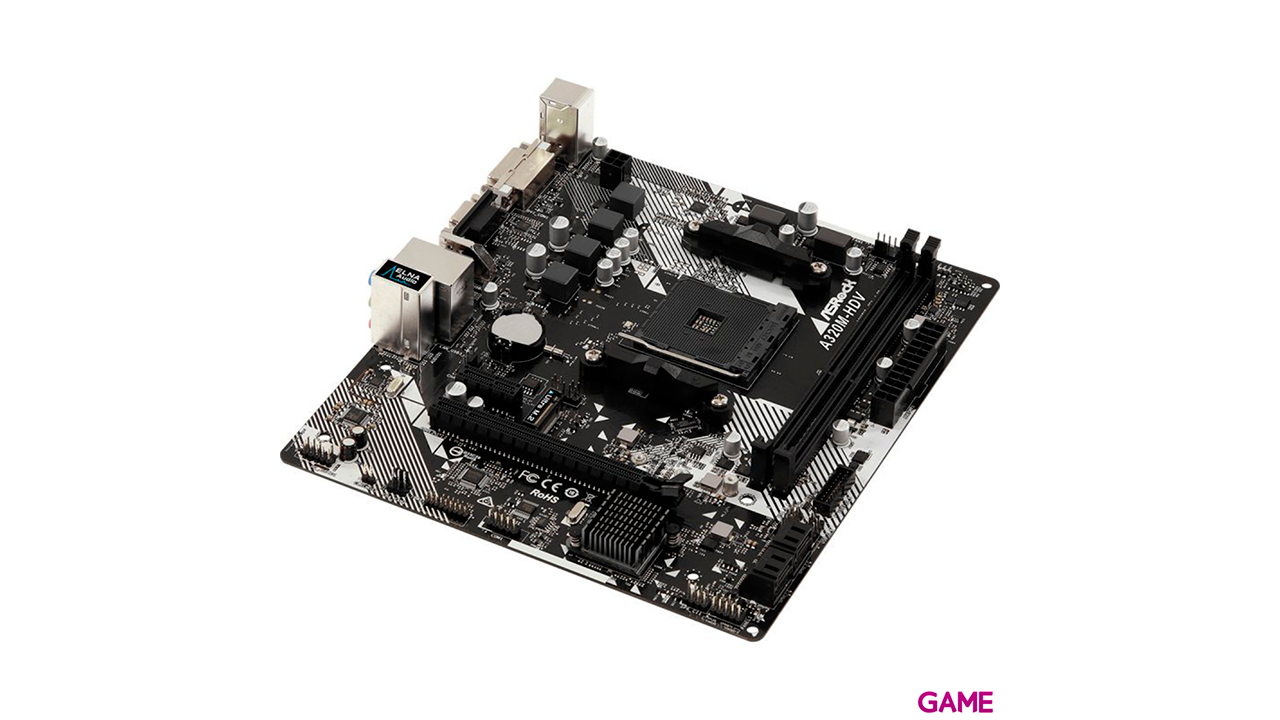 ASRock A320M-HDV R4.0 Zocalo AM4 Micro ATX AMD A320 - Placa Base-3