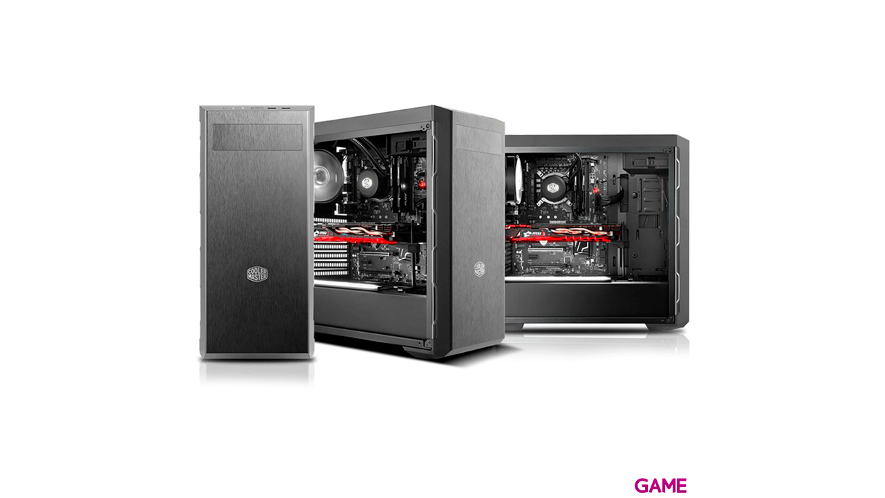 Cooler Master MasterBox MB600L Midi Tower Negro - Caja Ordenador-0