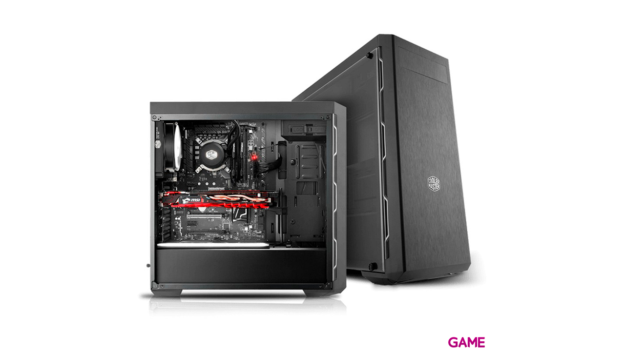 Cooler Master MasterBox MB600L Midi Tower Negro - Caja Ordenador-2