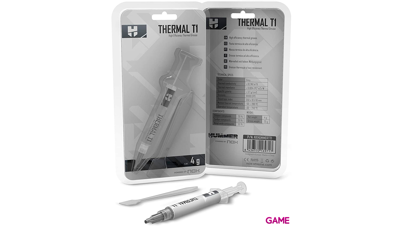 NOX Thermal T1 8,3W/m 4 g - Pasta Termica-3