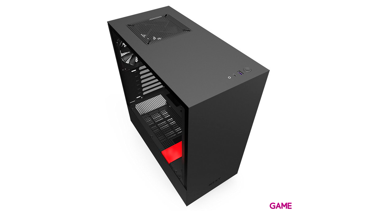 NZXT H510 Midi Tower Negro, Rojo - Caja Ordenador-2
