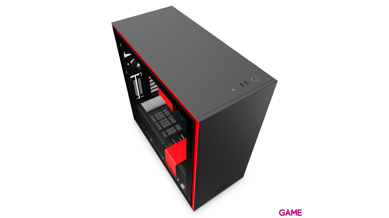 NZXT H710 Midi Tower Negro, Rojo - Caja Ordenador-0
