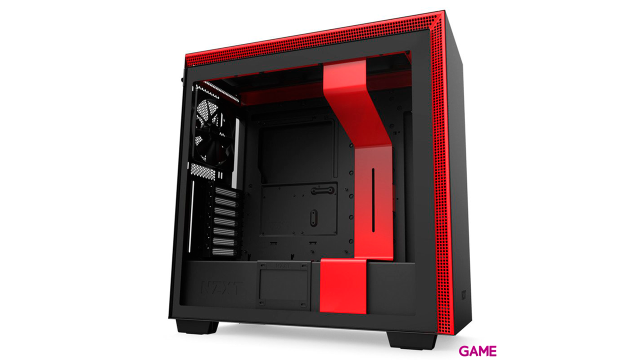 NZXT H710 Midi Tower Negro, Rojo - Caja Ordenador-1