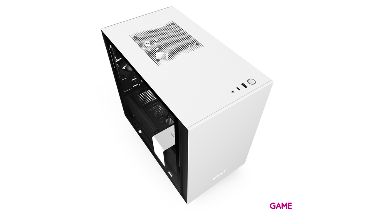 NZXT H210 Mini Tower Negro, Blanco-5