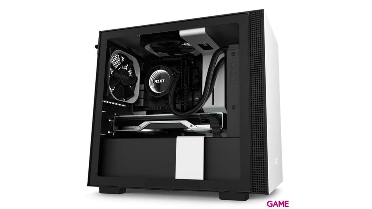 NZXT H210 Mini Tower Negro, Blanco-7