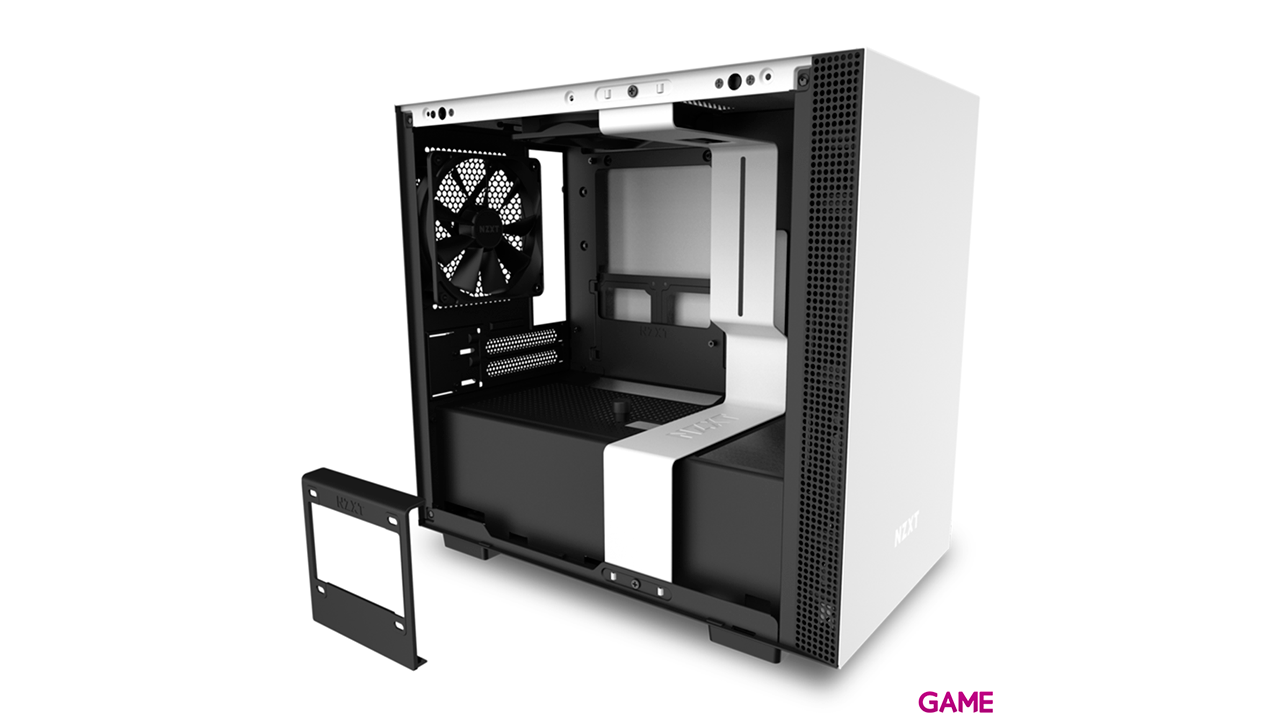 NZXT H210 Mini Tower Negro, Blanco-11