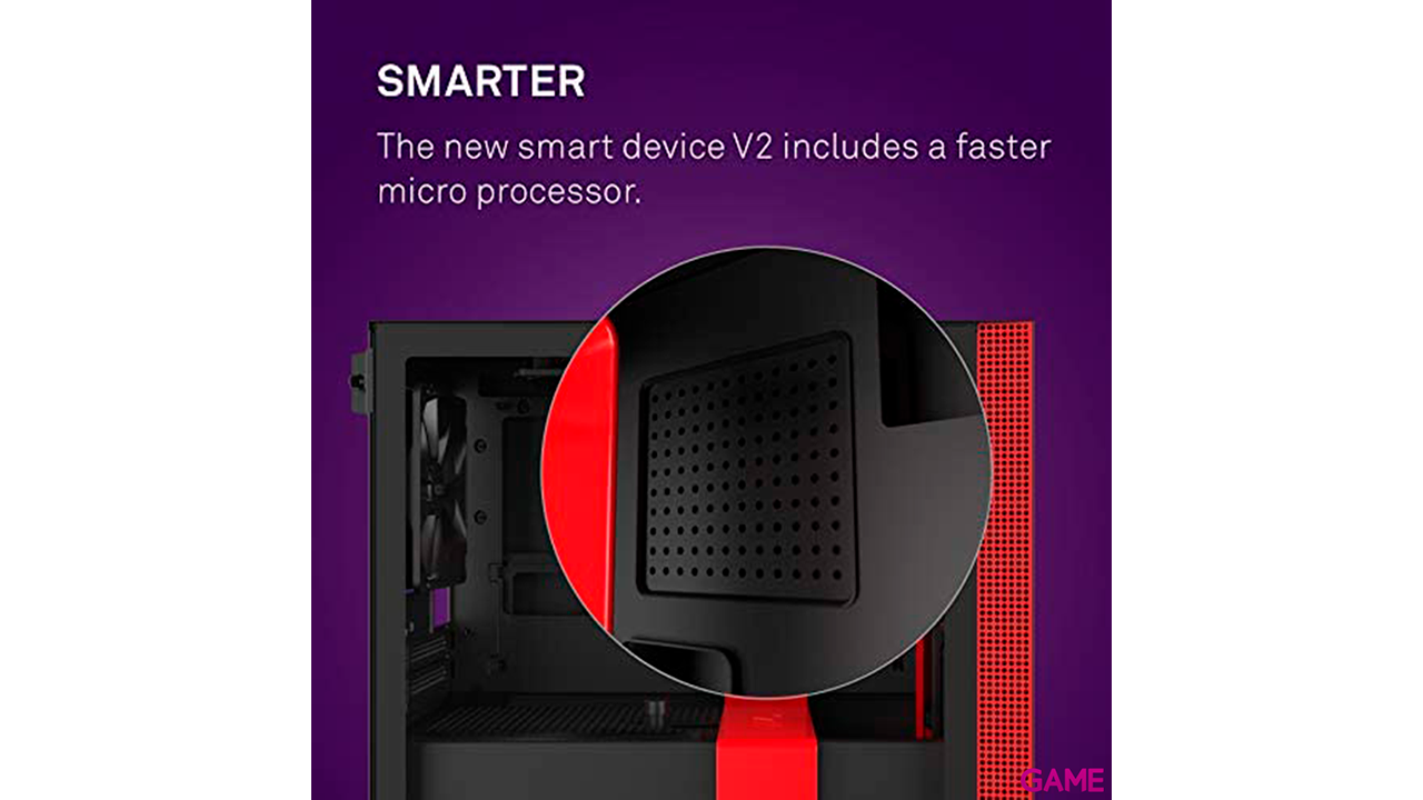 NZXT H210i Matte Black Red Mini Tower Negro, Rojo - Caja Ordenador-0